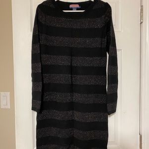 Vineyard Vines Black Holiday Dress Large